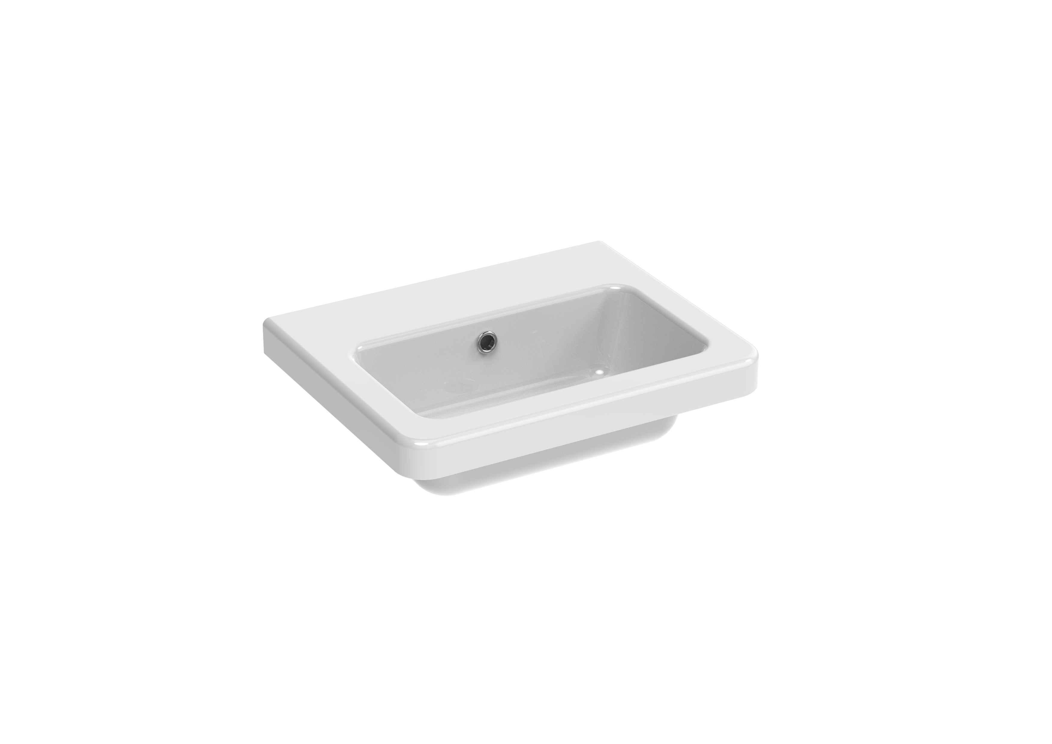 INDIGO 50x40cm washbasin 0TH - European / Alpine White